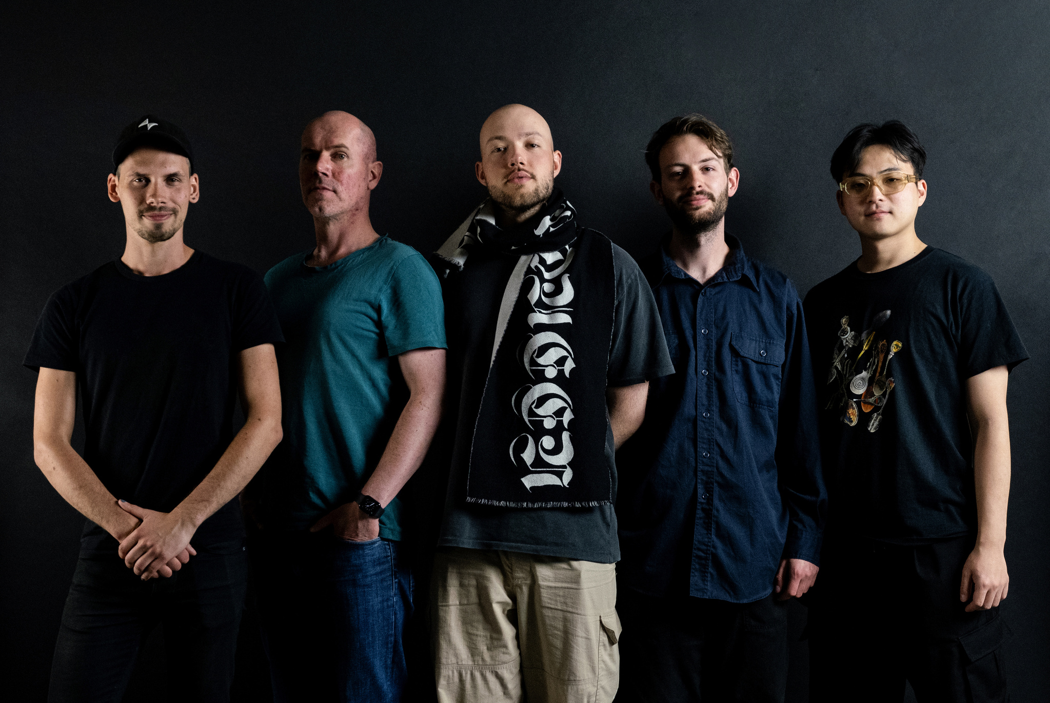 A picture of Odio’s development team: Mees Boeijen, Roger Kemp, Max Frimout, Rutger Schimmel, and Joon Kwak.