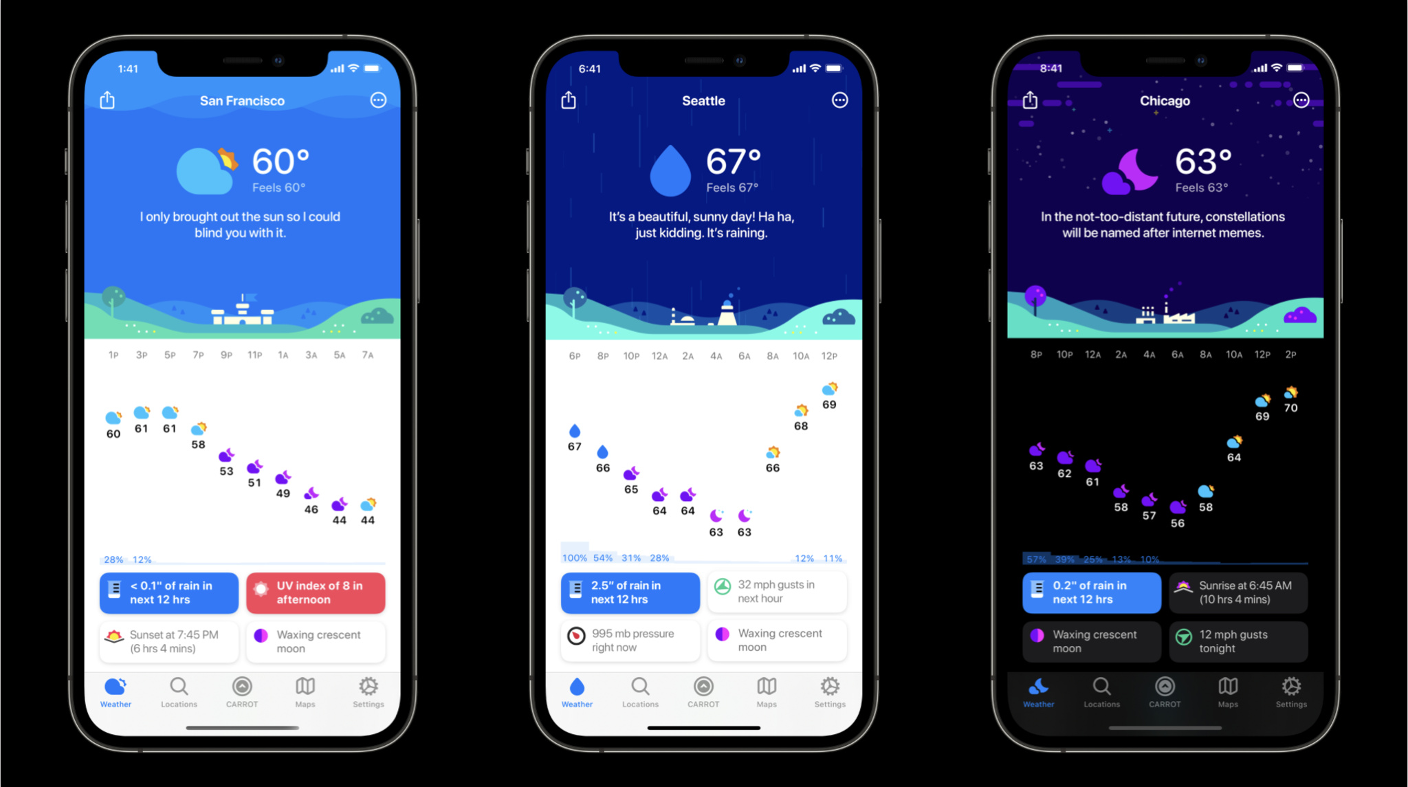 carrot weather android