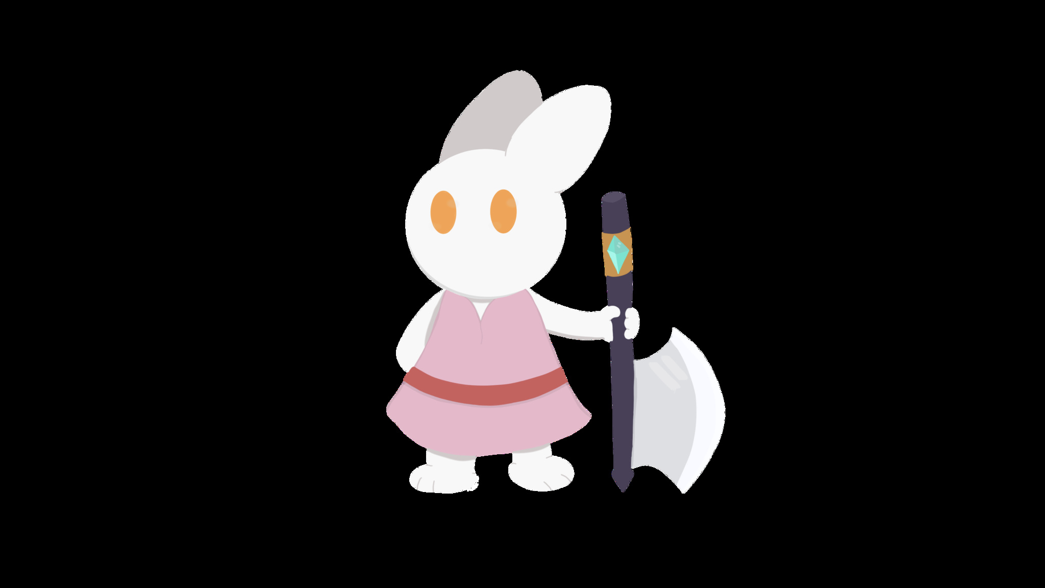 A rendering of Clover, one of Afterplace’s many memorable characters.
