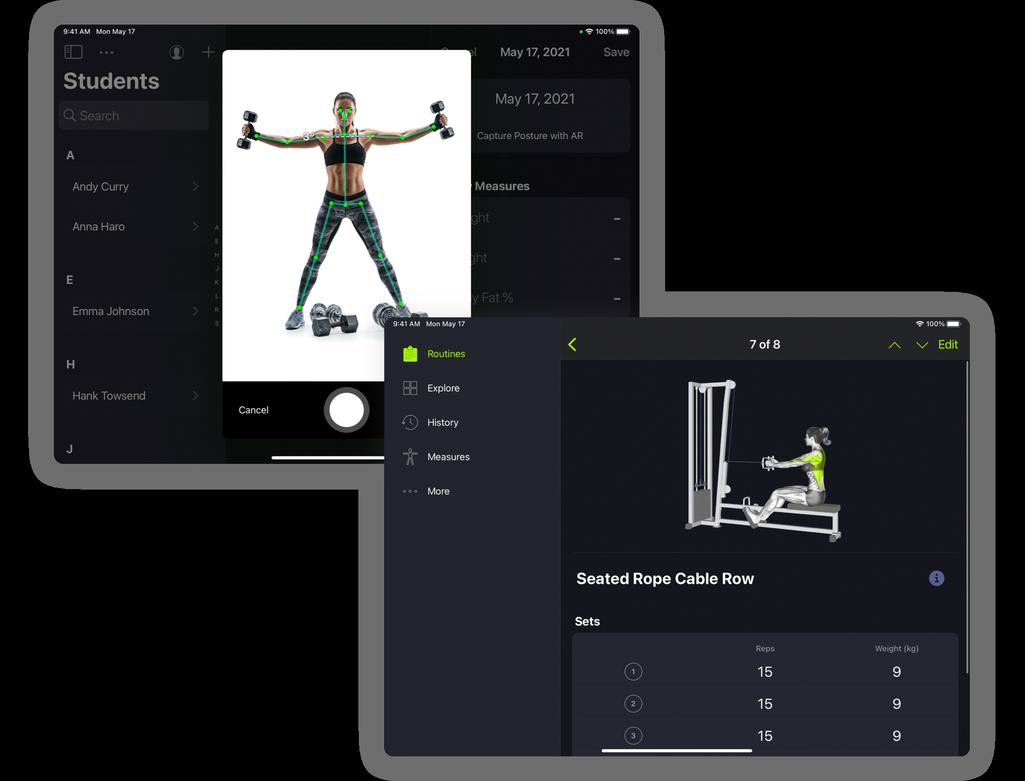 *SmartGym* selects the best exercises for your needs — and shows you exactly how to do them right.