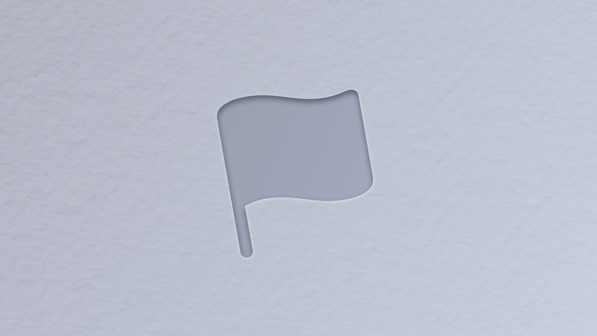 Flag icon on grey background