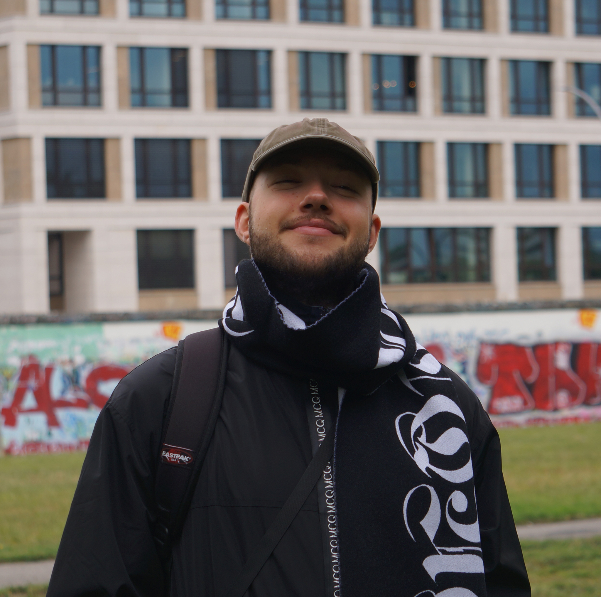 A photo of Max Frimout, Odio’s audio engineer. 