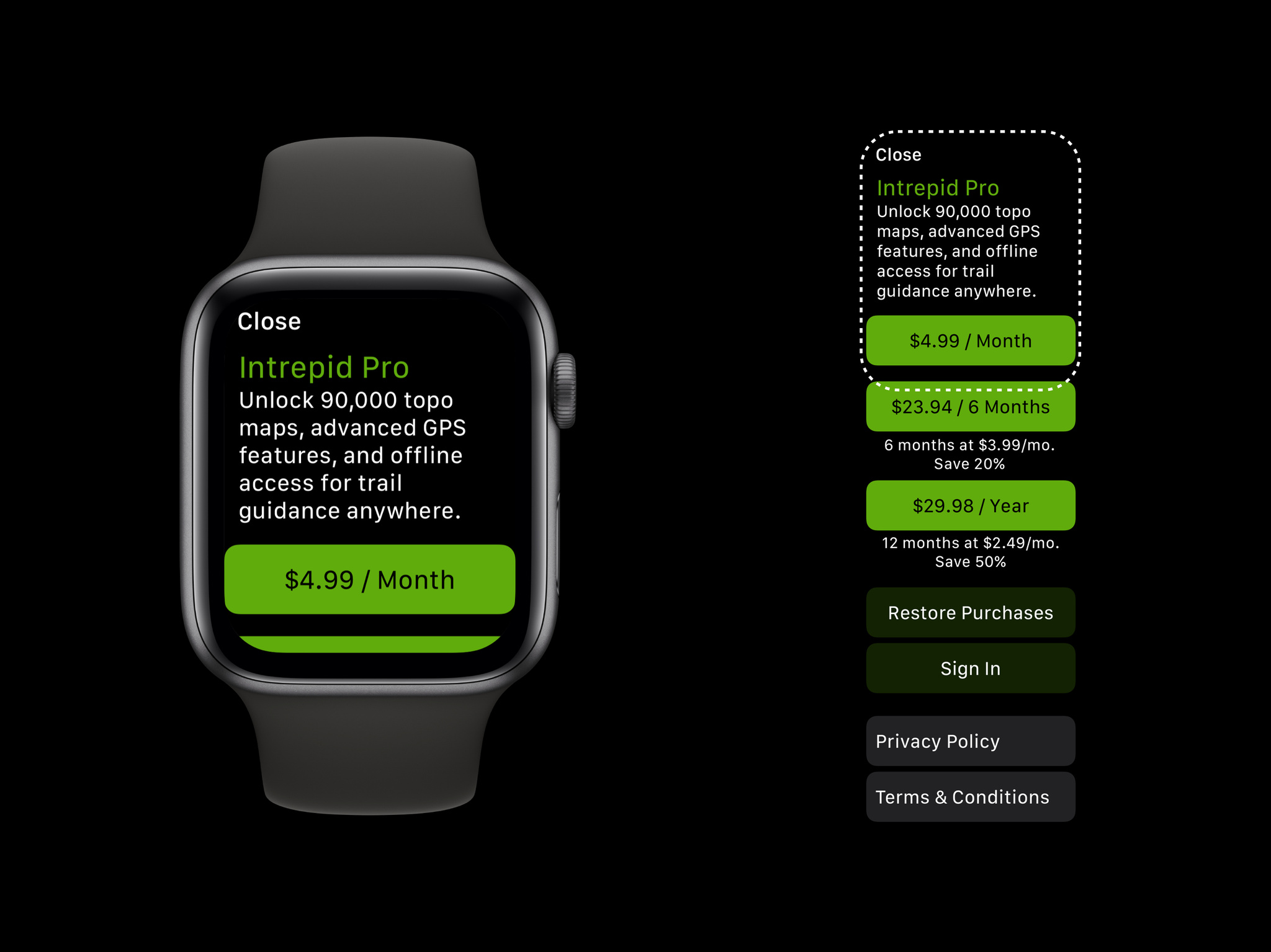 app gps apple watch