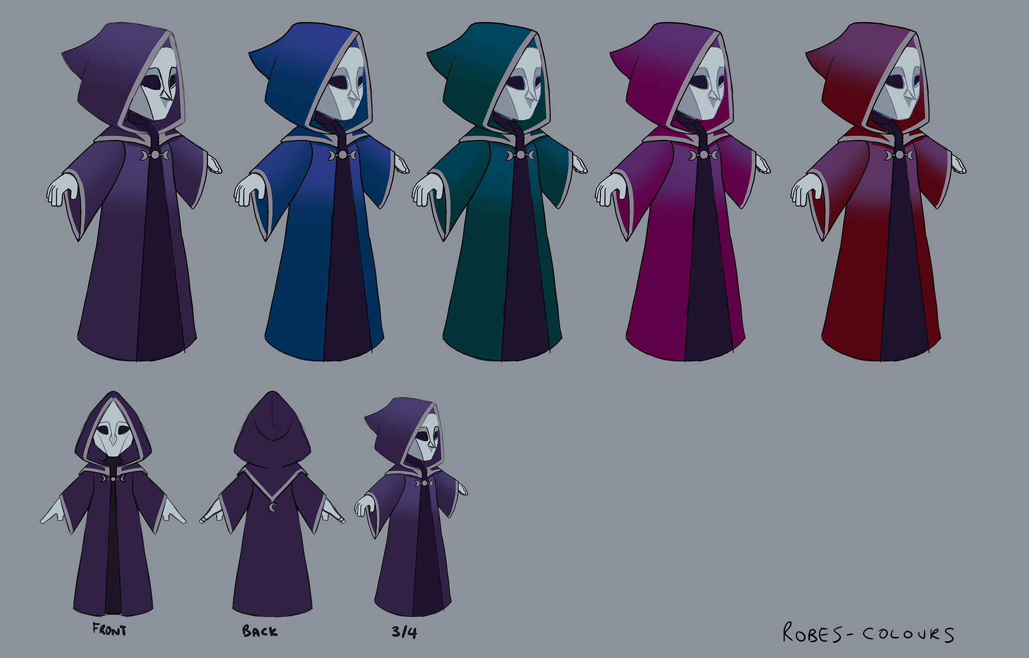 Early sketches of the game’s mysterious witches, who harbor a surprising secret.