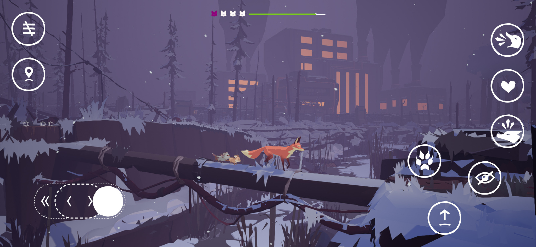 In *Endling*, you play as a lone fox navigating a land charred by human impact.