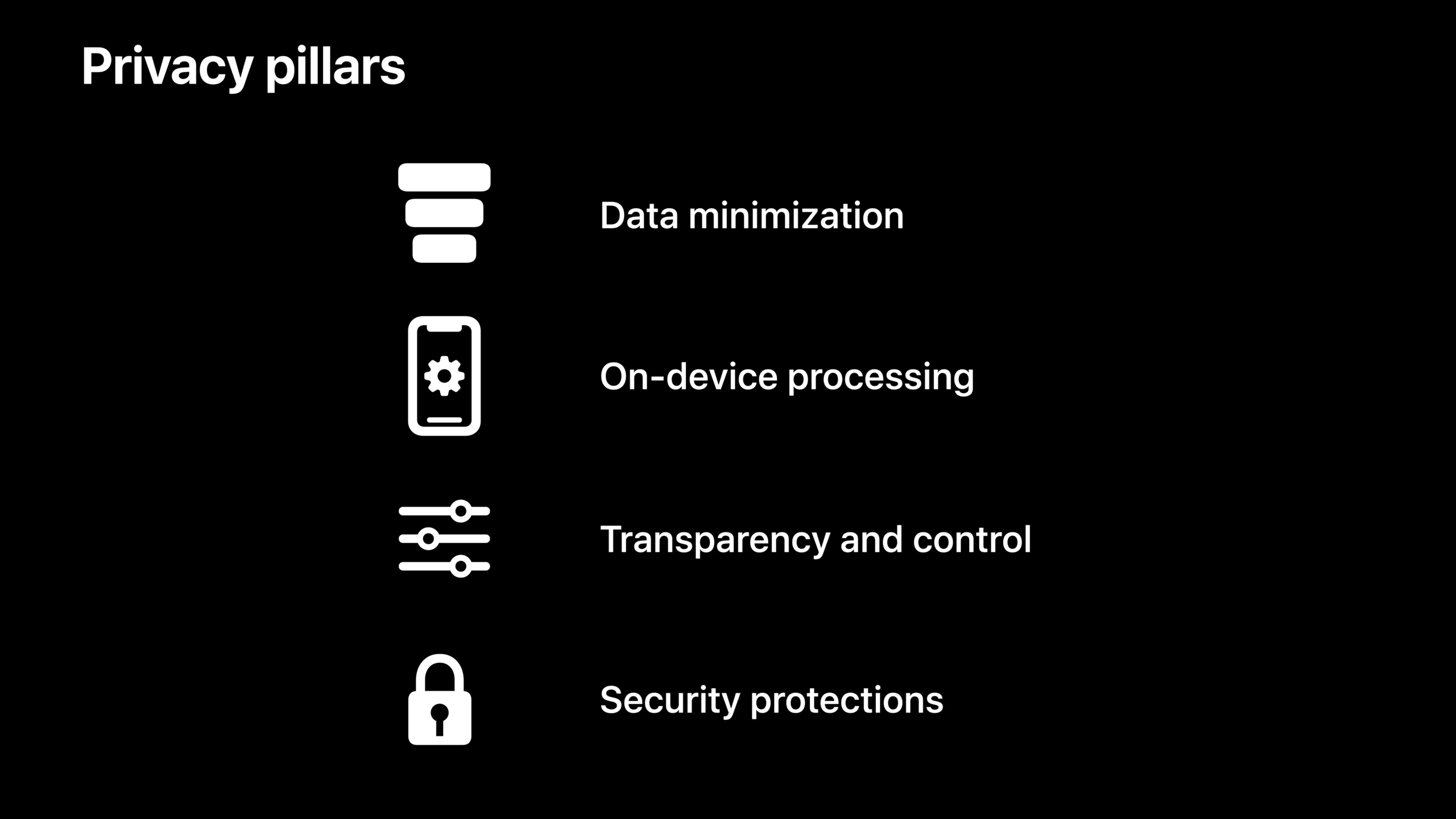 Apple's privacy pillars in focus