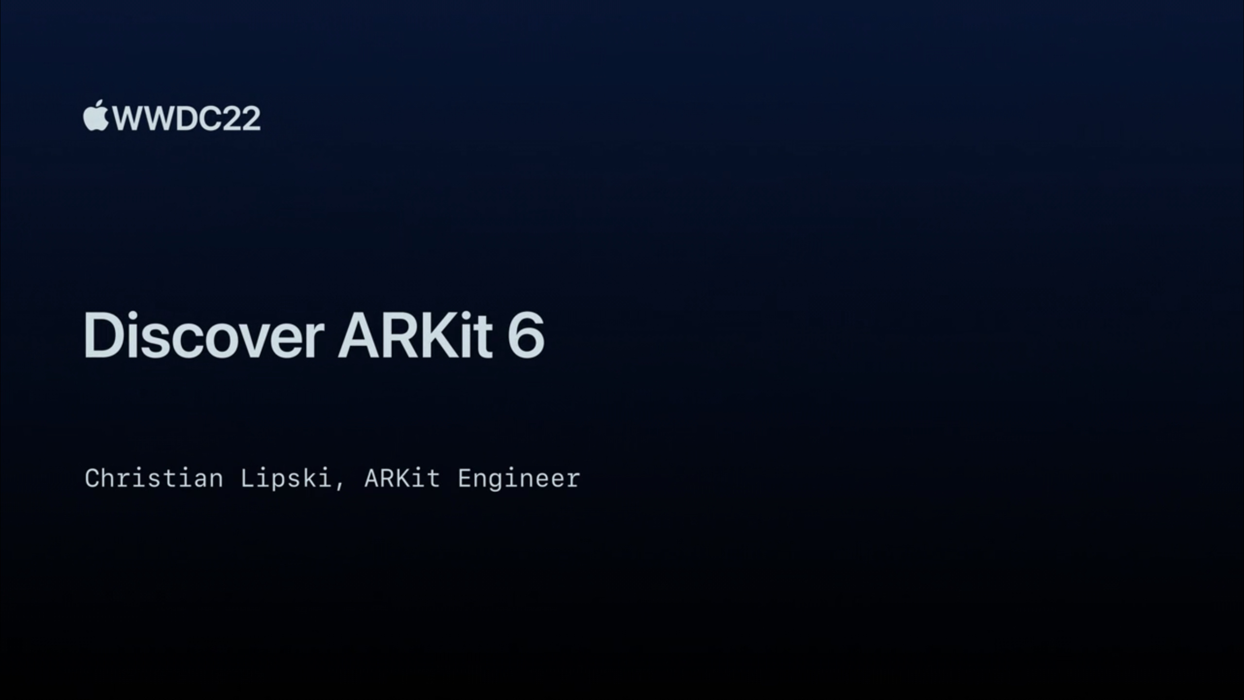 Discover ARKit 6