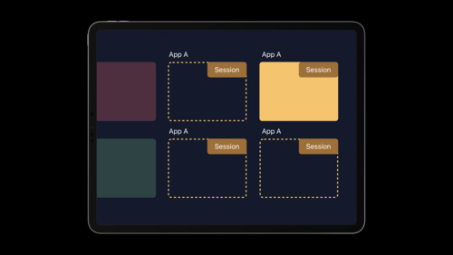 iPadで複数のウインドウを使用する