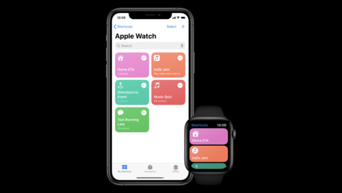 使用 watchOS 快捷指令创建快速交互