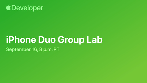 iPhone Duo Group Lab