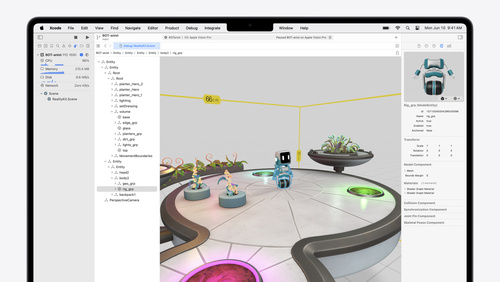 RealityKitデバッガの詳細