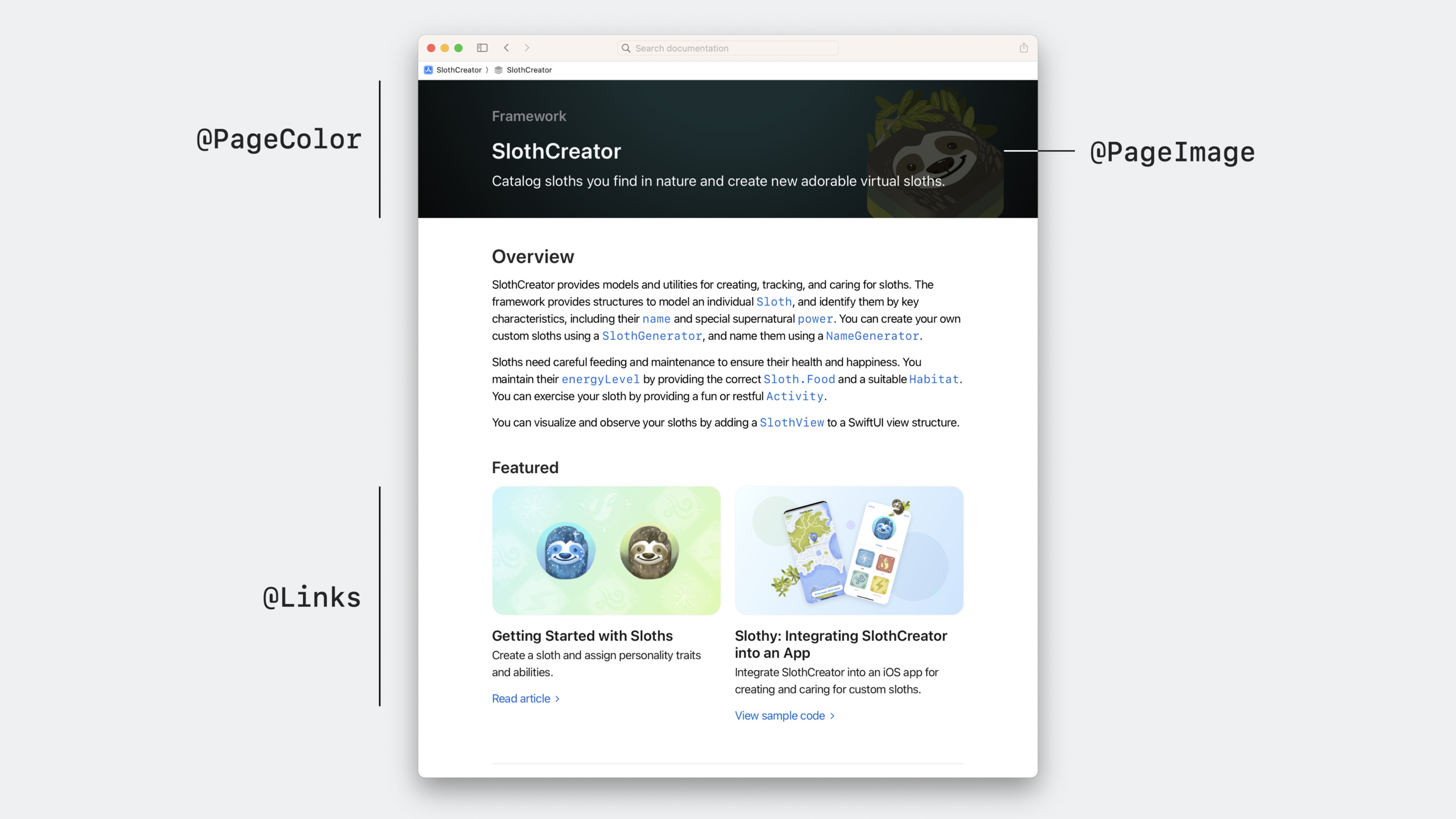Create rich documentation with Swift-DocC